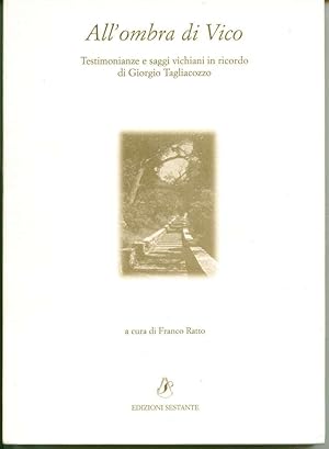 Imagen del vendedor de All'ombra di Vico. Testimonianze e saggi in ricordo di Giorgio Tagliacozzo a la venta por Book Dispensary