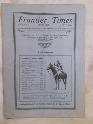 Frontier Times-Vol. 1, No. 9-June 1924