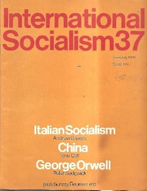 Seller image for International Socialism 37 June/July 1969 for sale by Ripping Yarns