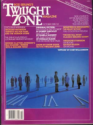 Seller image for Rod Serling's The Twilight Zone Magazine October 1981, Volume 1, Number 7 for sale by Parigi Books, Vintage and Rare