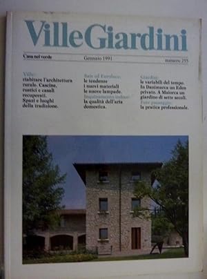 Immagine del venditore per VILLE E GIARDINI Casa nel verde Gennaio 1991 Numero 225" venduto da Historia, Regnum et Nobilia