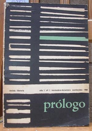 PROLOGO. Revista literaria bimestral año 1 nº 1 noviembre - diciembre 1968