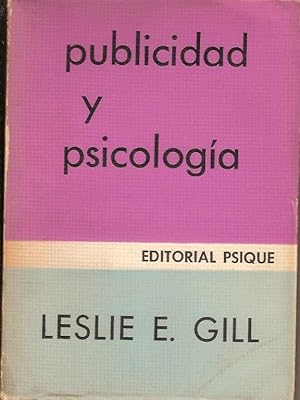 Seller image for PUBLICIDAD Y PSICOLOGIA for sale by Gustavo I. Gonzalez