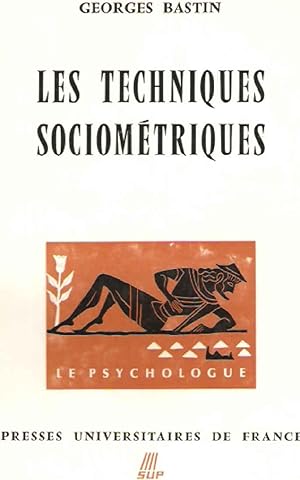 Seller image for Les techniques sociomtriques for sale by dansmongarage