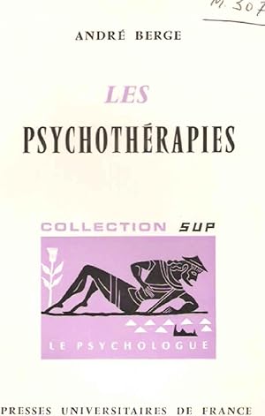 Bild des Verkufers fr Les psychothrapies zum Verkauf von dansmongarage