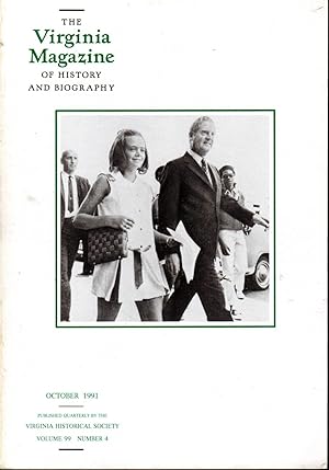 Seller image for The Virginia Magazine of History and Biography, Volume 99, No. 4: October, 1991 for sale by Dorley House Books, Inc.