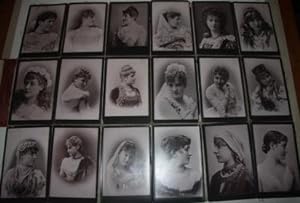 Hamburg [A folded album of eighteen nineteenth century photographs of beautiful women, probably a...
