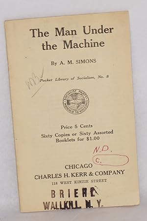 Imagen del vendedor de The man under the machine a la venta por Bolerium Books Inc.
