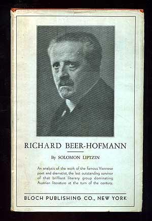 Bild des Verkufers fr Richard Beer-Hofmann zum Verkauf von Between the Covers-Rare Books, Inc. ABAA