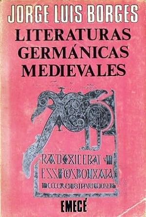 Imagen del vendedor de Literaturas germánicas medievales a la venta por Federico Burki