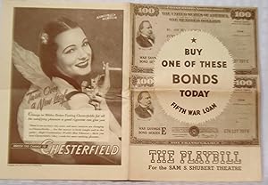 Seller image for Playbill for the Sam S. Shubert Theatre - OTHELLO - June 18, 1944 for sale by you little dickens