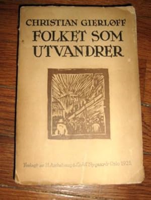 Bild des Verkufers fr Folket Som Utvandrer zum Verkauf von Friendly Used Books