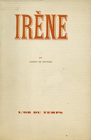 Image du vendeur pour Irne * mis en vente par OH 7e CIEL