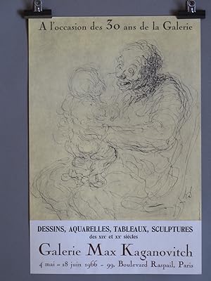 Seller image for Daumier Honor. A l'occasion des 30 ans de la galerie - Dessins, aquarelles, tableaux, sculptures des XIXe et XXe sicles * for sale by OH 7e CIEL