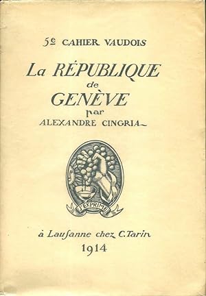 Seller image for La rpublique de Genve * for sale by OH 7e CIEL