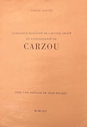Image du vendeur pour Catalogue raisonn de l'oeuvre grav et lithographi de Carzou * mis en vente par OH 7e CIEL