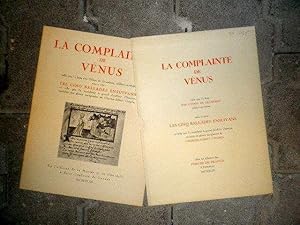 Seller image for La complainte de Vnus * for sale by OH 7e CIEL