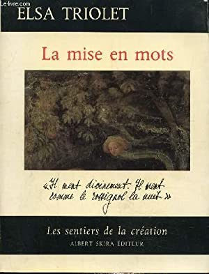 Seller image for La mise en mots * for sale by OH 7e CIEL