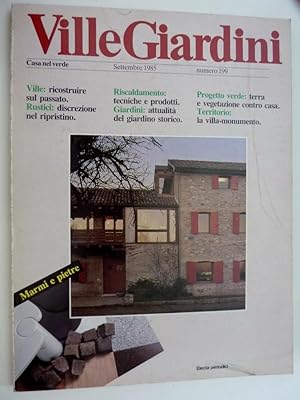 "VILLE GIARDINI Casa nel verde Settembre 1985 Numero 199"