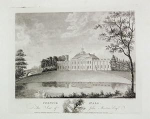 Original Antique Engraving Illustrating Colwick Hall, The Seat of John Musters Esq. Published By ...