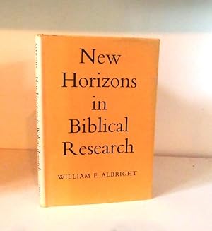 Bild des Verkufers fr New Horizons in Biblical Research zum Verkauf von BRIMSTONES