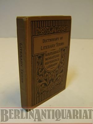 Seller image for A Dictionary of Literary Terms. Routledge's Miniature Reference Library. for sale by BerlinAntiquariat, Karl-Heinz Than