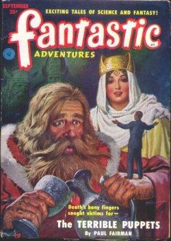 Seller image for FANTASTIC ADVENTURES: September, Sept. 1951 for sale by Books from the Crypt