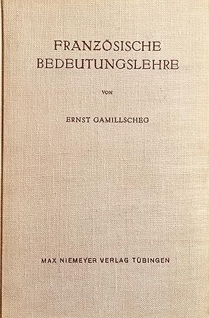 Seller image for Franzsische Bedeutungslehre. for sale by Jack Baldwin Rare Books