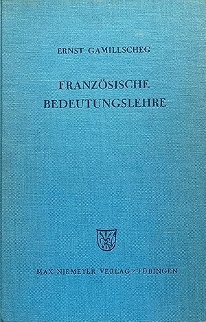 Seller image for Franzsische Bedeutungslehre. for sale by Jack Baldwin Rare Books