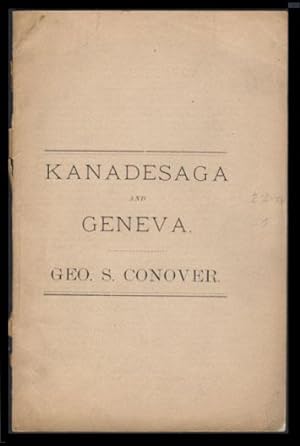Early History of Geneva, (Formerly Called Kanadesaga)