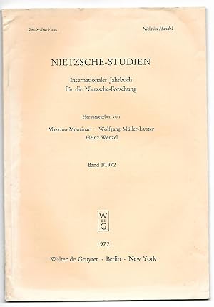 Bild des Verkufers fr Nietzsche Und Kierkegaard [Signed] zum Verkauf von The Bookshop at Beech Cottage