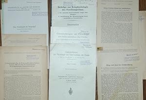 Seller image for Sammlung von 10 Sonderdrucken zur Physiologie der Fische aus den Jahren 1925 bis 1950. for sale by Antiquariat  Braun