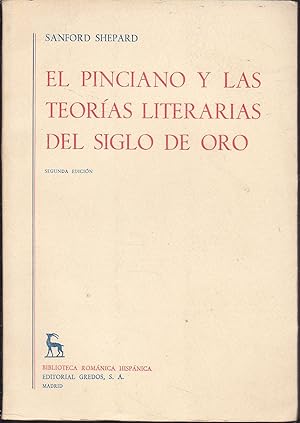 Imagen del vendedor de EL PINCIANO Y LAS TEORIAS LITERARIAS DEL SIGLO DE ORO (Colecc Biblioteca Romnica Hispnica) 2EDICION (Libro Intonso excepto 1 captulo- (sin desbarbar ni leer) a la venta por CALLE 59  Libros