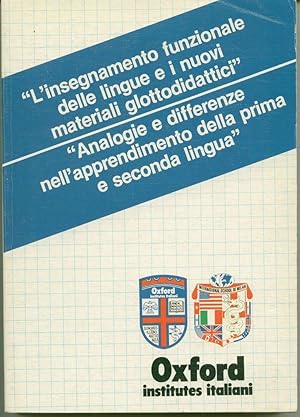 Seller image for Functional Language Teaching Today = L'insegnamento funzionale delle lingue oggi for sale by Book Dispensary