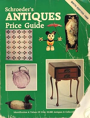 Bild des Verkufers fr Schroeder's antiques price guide zum Verkauf von Joseph Valles - Books