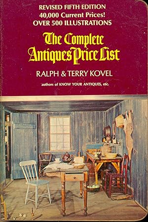 Seller image for The complete antiques price list : a guide to the 1972-73 market for professionals, dealers, and collectors for sale by Joseph Valles - Books