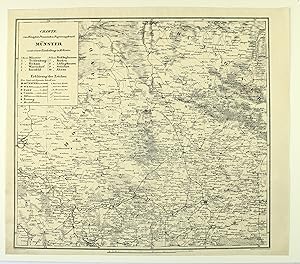 Charte vom Königlich Preussischen Regierungsbezirk Münster nach seiner Eintheilung in 10 Kreise.