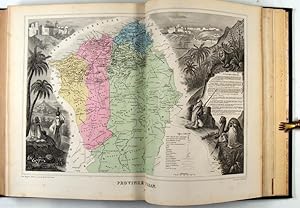 La France et ses colonies. Atlas illustré. Cent cinq (105) cartes dressées d'après les cartes du ...