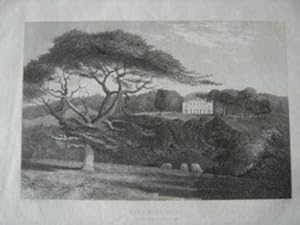 Imagen del vendedor de Original Antique Engraving Illustrating Windmill Hill, The Seat of F.J. Curteis Esq. in Sussex. Published By Baxter in 1835. a la venta por Rostron & Edwards