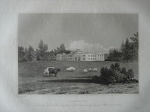 Imagen del vendedor de Original Antique Engraving Illustrating Shernfold Park, The Seat of Colonel John By of the Royal Engineers in Sussex. Published By Baxter in 1835. a la venta por Rostron & Edwards