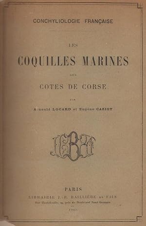 Conchyliologie française : Les coquilles marines des côtes de Corse