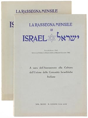 LA RASSEGNA MENSILE DI ISRAEL. Vol. XLVIII.: