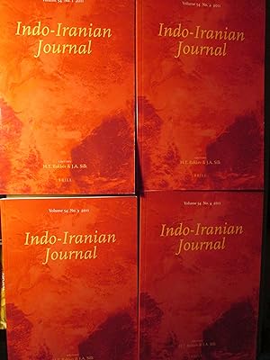 Indo-Iranian Journal, Volume 54, No.s 1 ; 2 ; 3 ; 4 [2011]