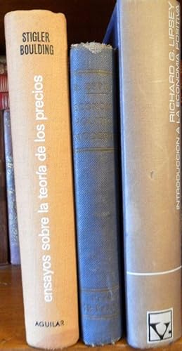 Imagen del vendedor de ENSAYOS SOBRE LA TEORA DE LOS PRECIOS + ECONOMA POLTICA MODERNA + INTRODUCCIN A LA ECONOMA POSITIVA (3 libros) a la venta por Libros Dickens