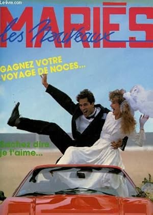 Seller image for LES NOUVEAUX MARIES - N2 - ANNEE 1986 / NUPTIAL - PLEIN HAIR - CLIN D'OEIL - MODE - PLEIN FARD - DESSOUS BIJOUX - FAR AWAY - FLOWERS - AUTO PORTRAIT - QUE LA FETE CONTINUE - GUIDE PRATIQUE. for sale by Le-Livre