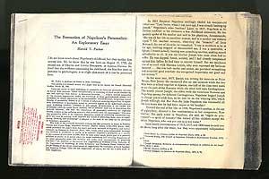 Seller image for The Formation of Napoleon's Personality: An Exploratory Essay for sale by Between the Covers-Rare Books, Inc. ABAA