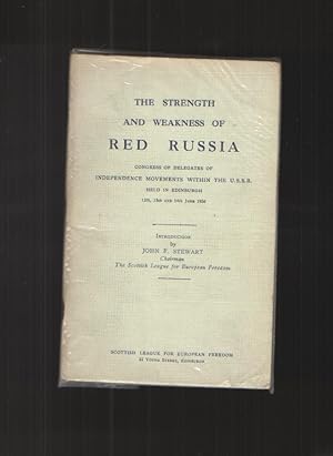 Image du vendeur pour Economic and Military Strength and Weakness of Red Russia an the Independence Movements in the U.S.S.R. mis en vente par Elder's Bookstore