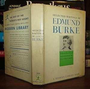 Seller image for SELECTED WRITINGS OF EDMUND BURKE for sale by Rare Book Cellar