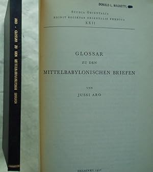 Seller image for Glossar Zu Den Mittelbabylonischen Briefen for sale by Design Books