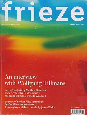 Image du vendeur pour Frieze: Contemporary Art and Culture (Issue 118, October 2008) mis en vente par Diatrope Books